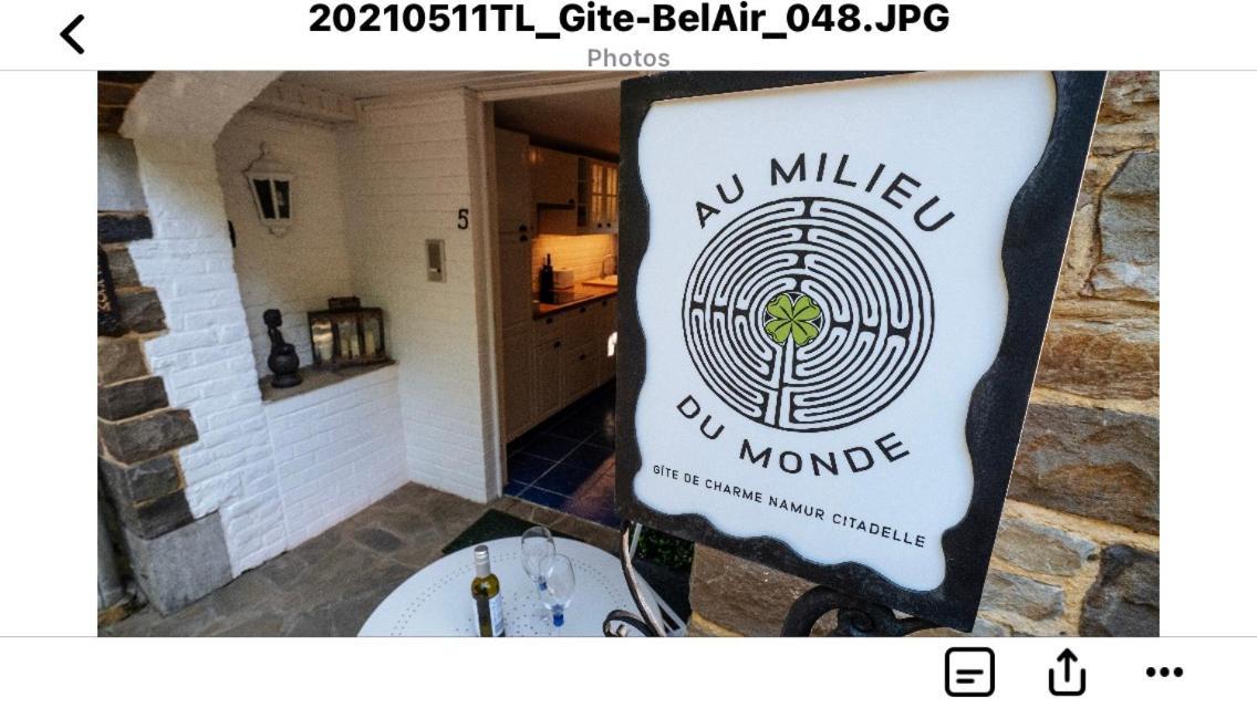 Gite De Charme Au Milieu Du Monde Namur Exterior photo